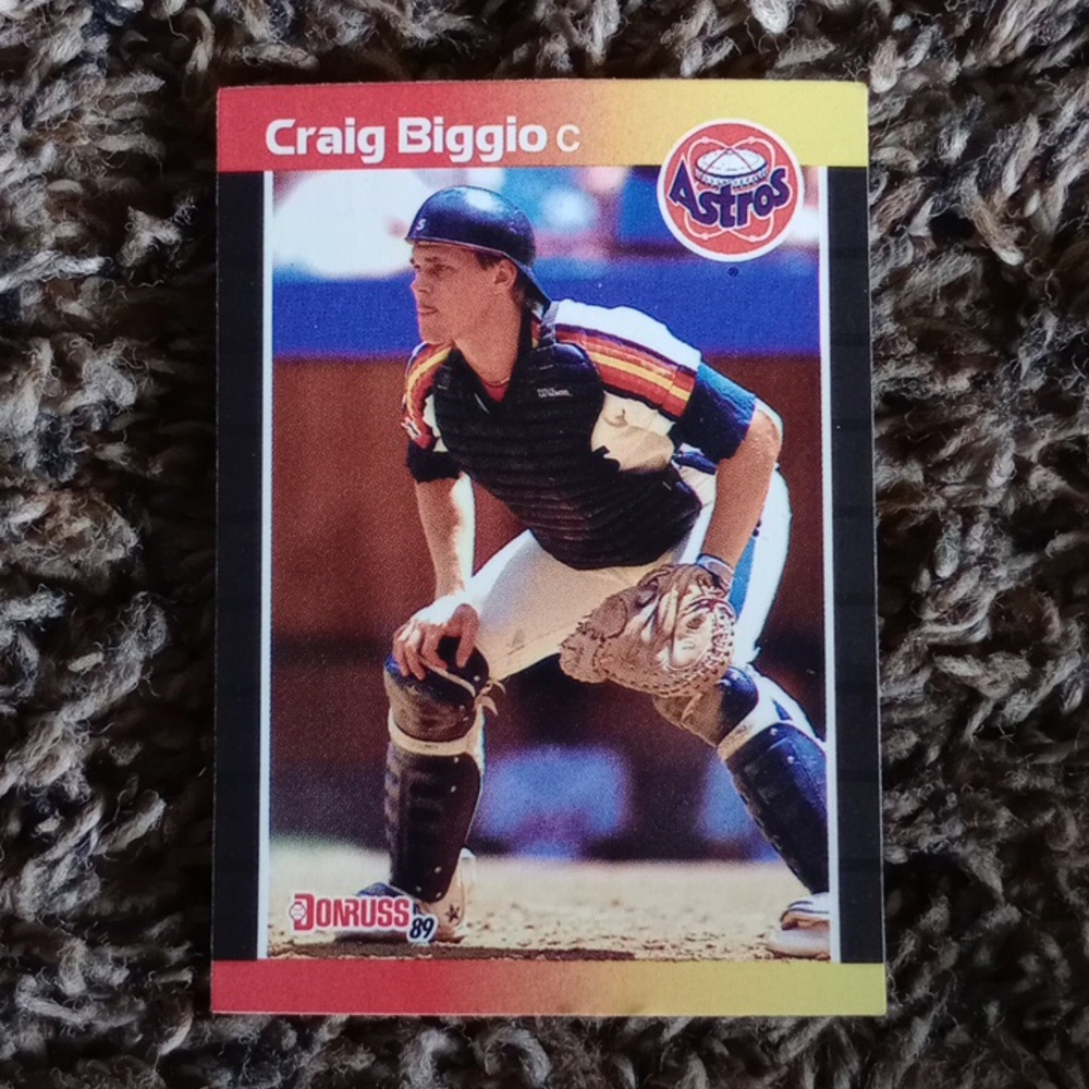 Astros Baseball Trading Card